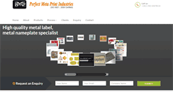 Desktop Screenshot of perfectmetaprint.com